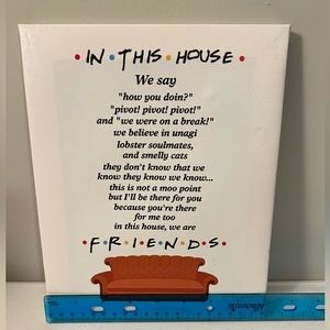 Friends canvas. 8”x10”